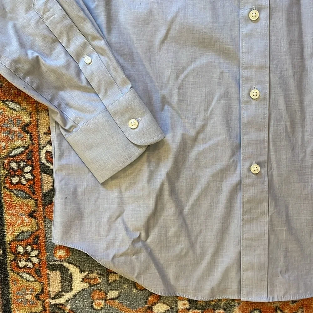J.Crew Men’s Blue Button Up Long Sleeve Shirt Classic | Size S